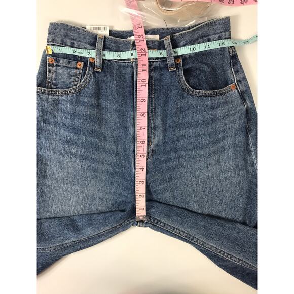 New Moussy Knee Slit Loose Straight Jeans - Picture 11 of 12